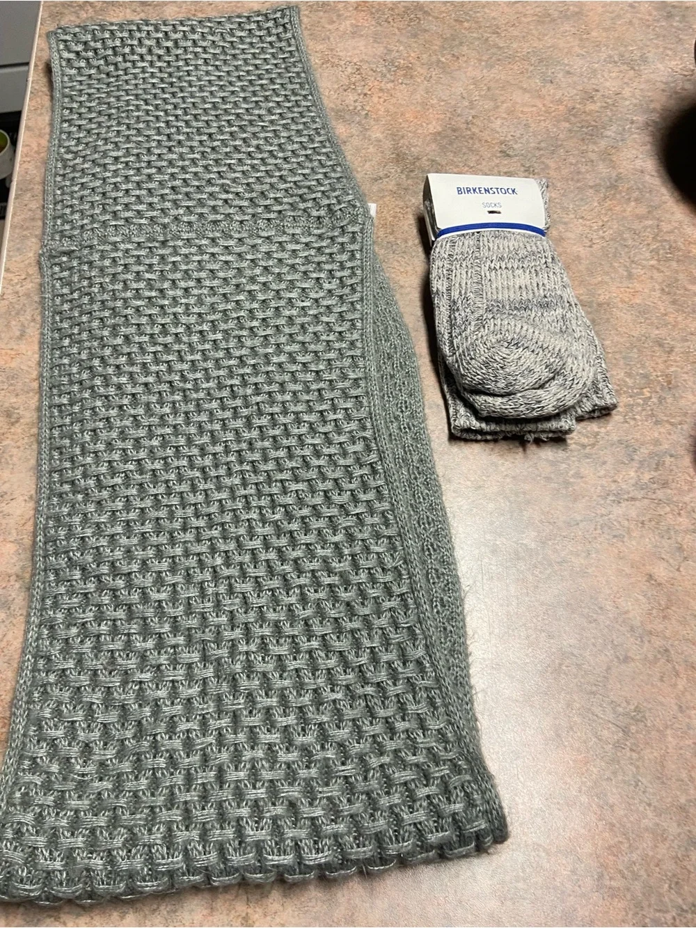 Birkenstock Socks & Infinity Scarf